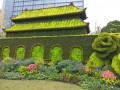 上津古城街頭植物造型 (2)